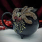Yule Mug - Ceramic Stoneware with Cast Iron Look - Black, Green, Red, White