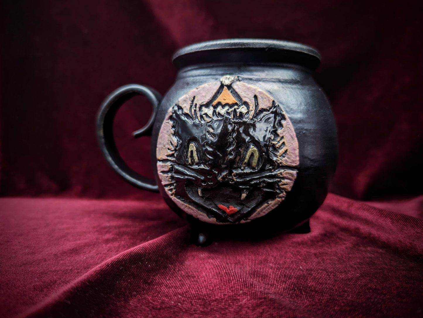 Vintage Cat Cauldron Mug
